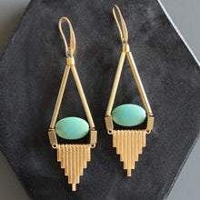 Spiked Deco Chandelier - Turquoise