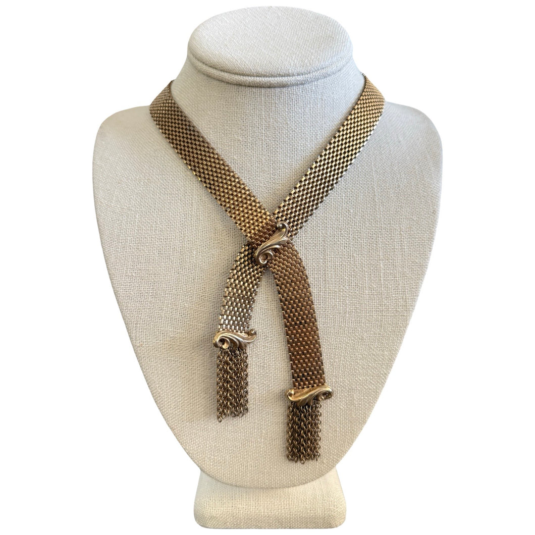 Vintage Tasseled Lariat