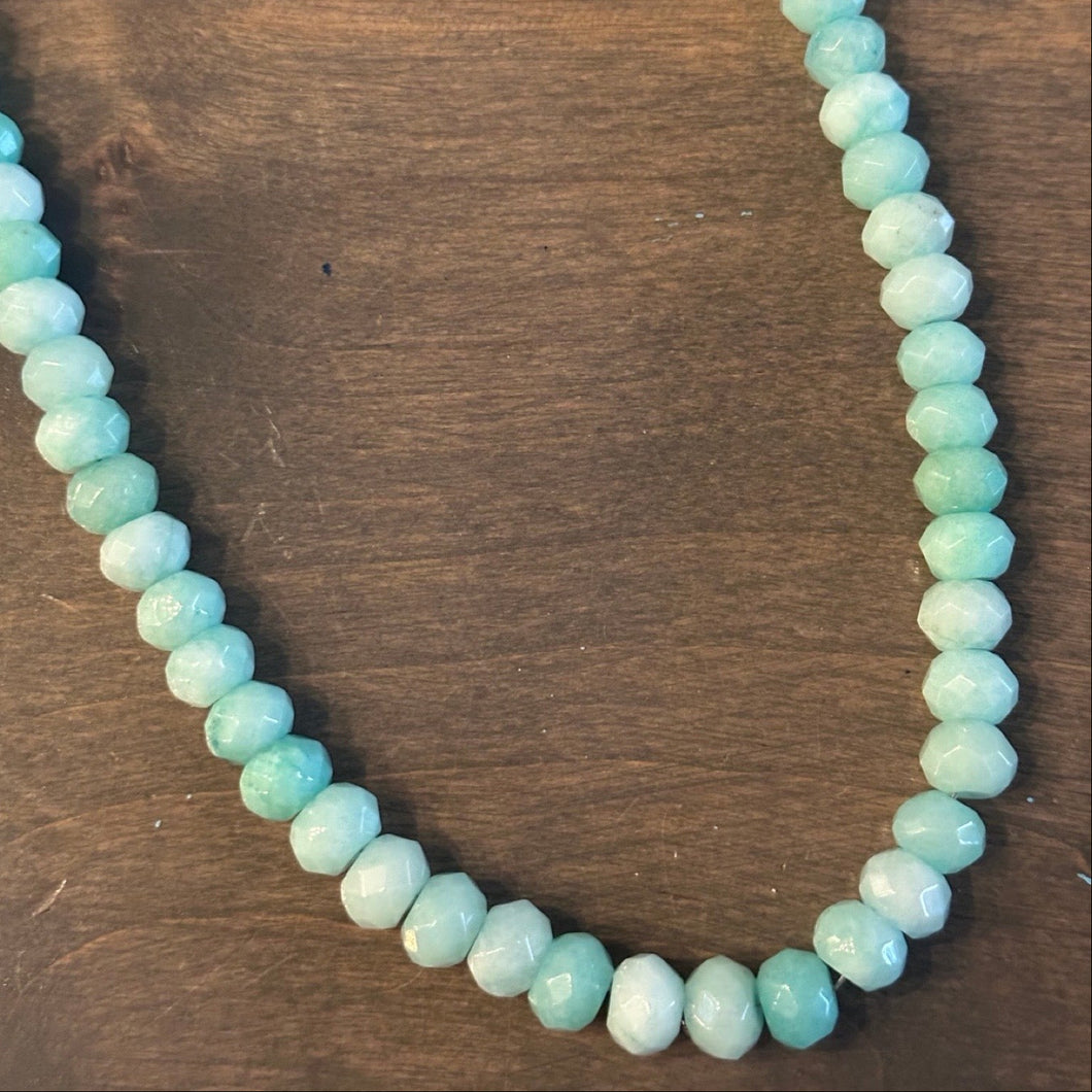 Candy Necklace - Seafoam Agate