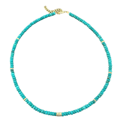 Petite Beaded Layer - Turquoise