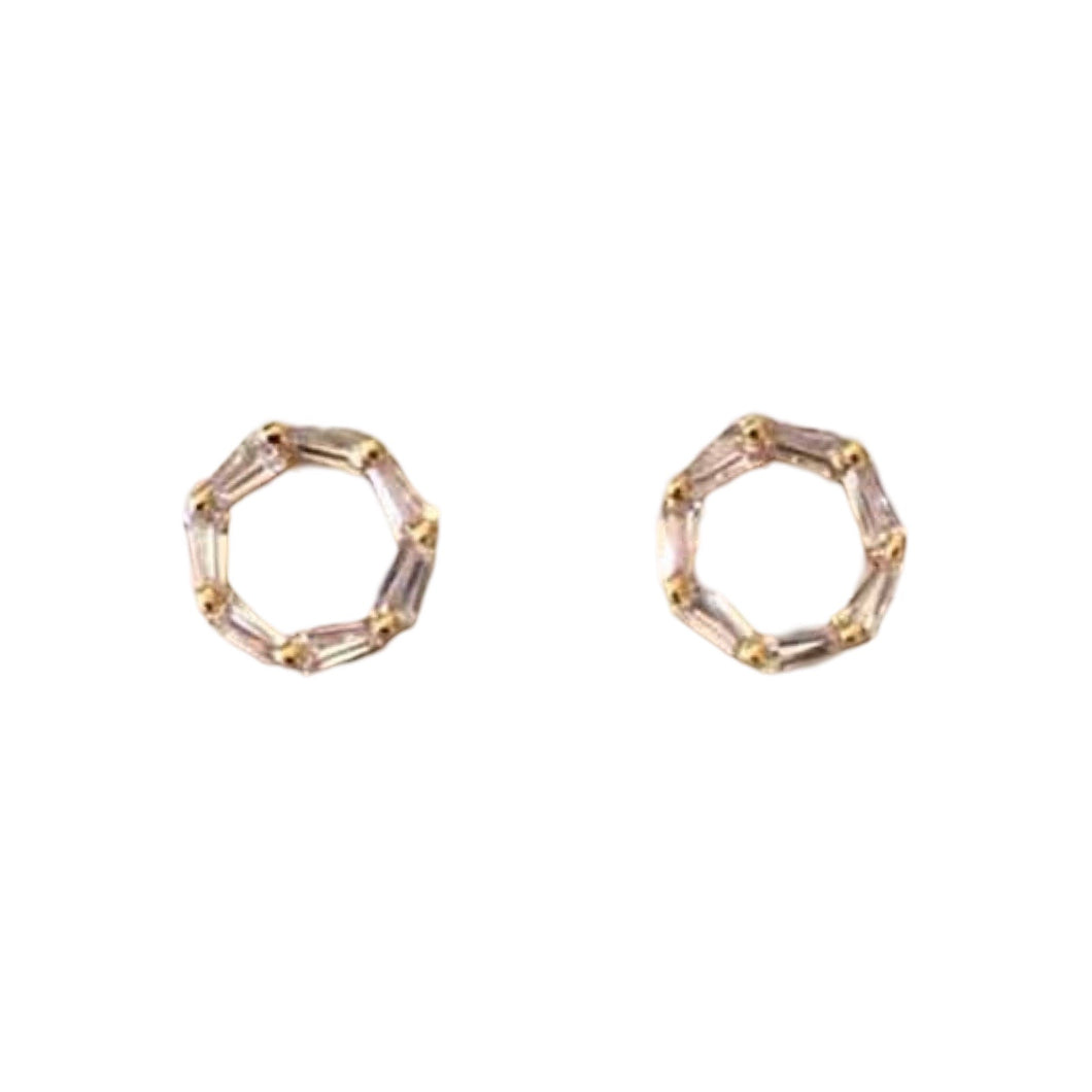 Baguette Eternity Stud
