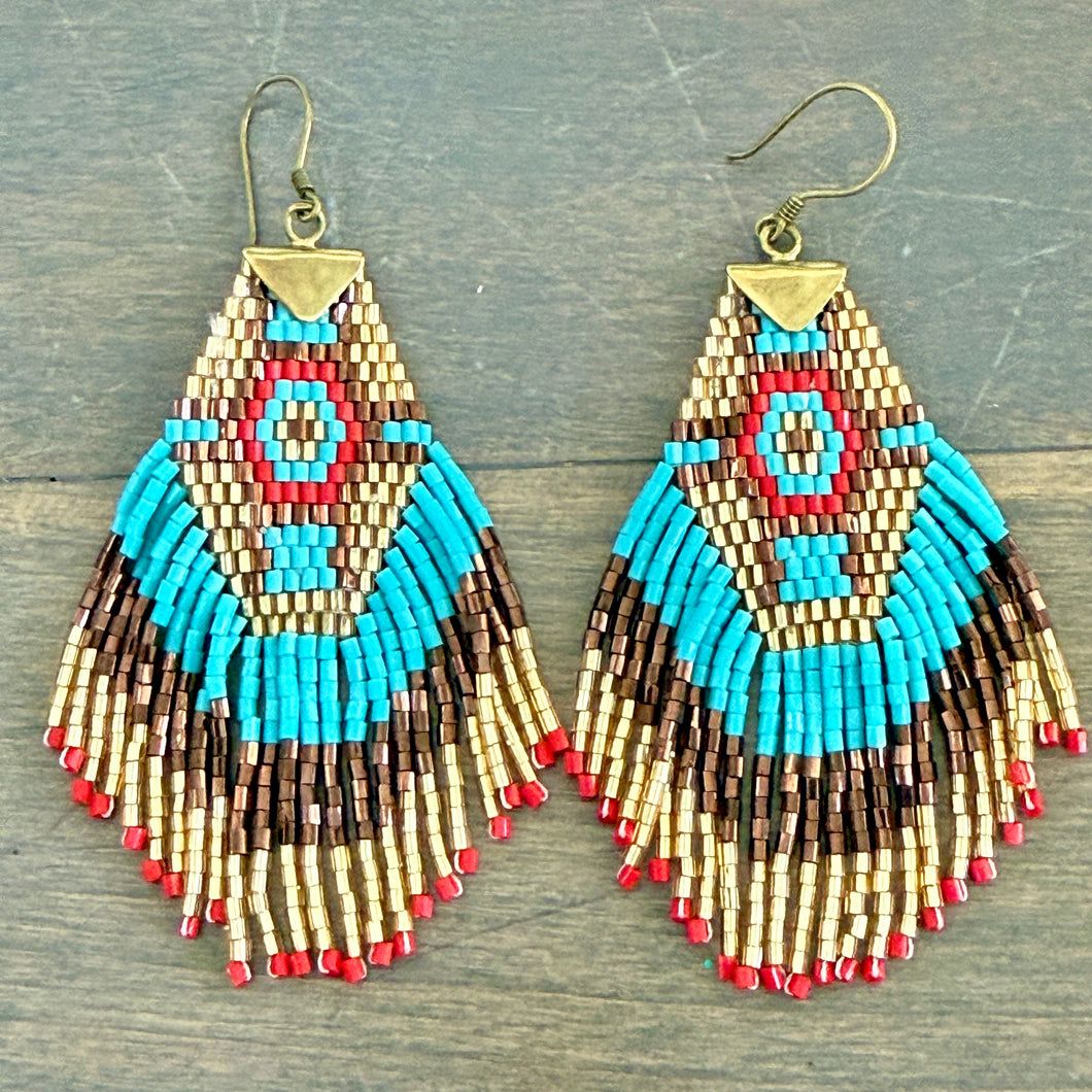 Dreamcatcher Chandelier - Turquoise
