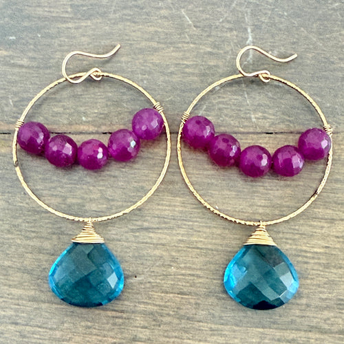 Beaded Hoop