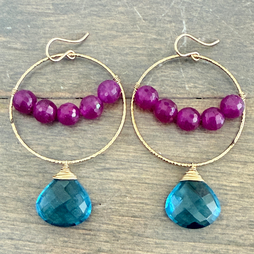 Beaded Hoop