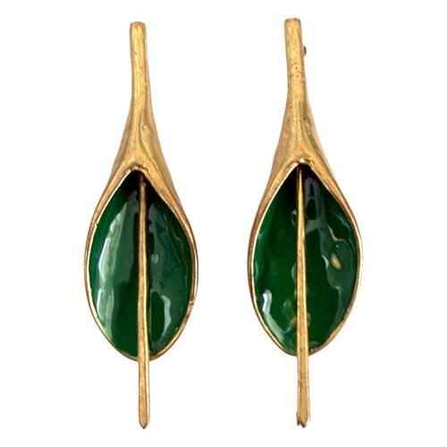 Enamel Pod Earring