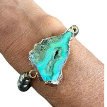 Agate Stretch Bracelet - Green