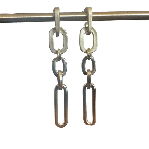 Matte Paperclip Earring