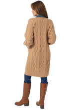 Cabled Duster - Camel