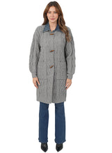 Cabled Duster - Gray