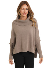 Cowl Neck Poncho Sweater