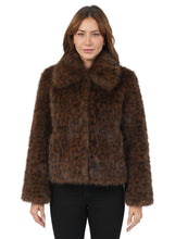 Leopard Faux Fur Jacket
