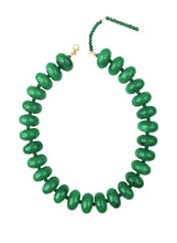 Chunky Rondelle Collar - Green
