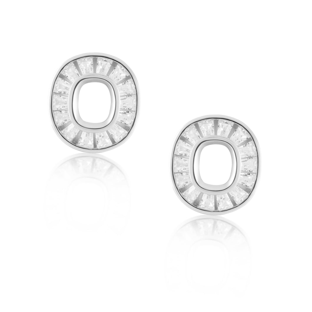 Baguette Eternity Stud