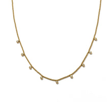 Beaded Bezel Necklace