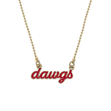 Gameday Script Necklace - Georgia