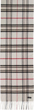 Fringed Plaid Scarf - Ivory