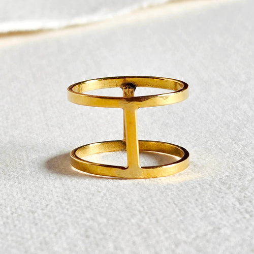 So Cagey Cuff Ring