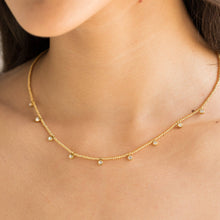 Beaded Bezel Necklace
